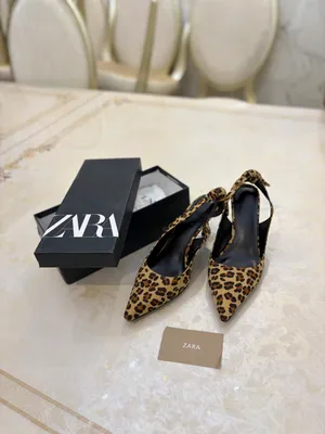 туфли с леопардовым принтом от бренда (Zara) 1