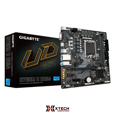 GIGABYTE B760M H LGA 1700 DDR4 (Материнская плата) 1