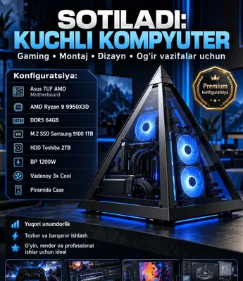 Продаётся мощный премиальный компьютер
