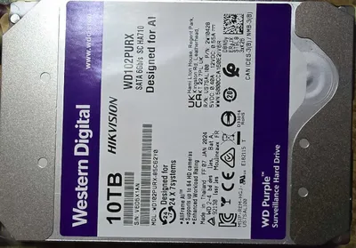 Жёсткий диск 10 ТБ Western Digital для камеры 1