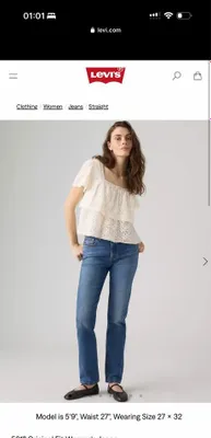 Levi’s yangi, original jinsi shimlar, 28-o‘lcham