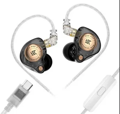 Yangi, muhrlangan simli KZ EDX PRO 2 HI-FI quloqchinlari, TYPE-C versiyasi 1