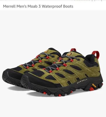 Merrell Men's Moab 3 Waterproof Hiking Shoe 1