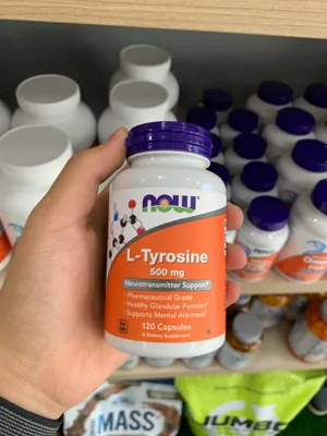NOW FOODS L-Tyrosine 500 мг — 120 капсул 1