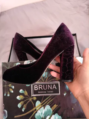 Туфли Bruno велюровый, цвет фиолетовый 1