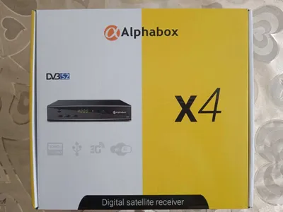 Спутниковый ресивер Alphabox X4 и маленькая тарелка (комплект) 1