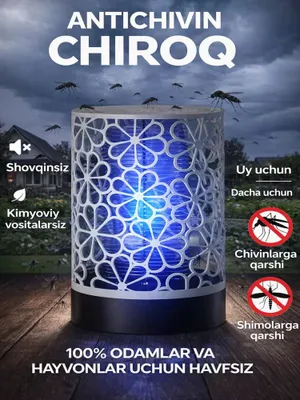 Chivin va hasharotlarga qarshi elektr lampa 1