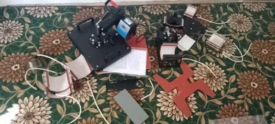 Termopres uskunalari 8v1, (sublimatsiya) fudbolka,