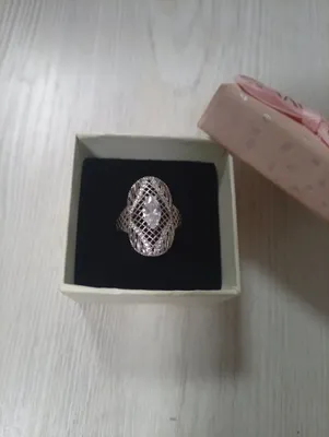 Yangi ayollar kumush uzugi (925 probalik) 1