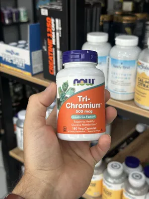 Now Tri-Chromium 500 mcg 180 капсул 1