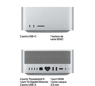 Mac Studio M5 Max (18C CPU 32C GPU), 36 GB, 512 GB SSD, Kumush rang 1