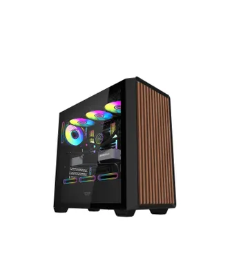 darkFlash DS900WD BLACK kompyuter korpusi (ATX, ventilyatorlarsiz) 1