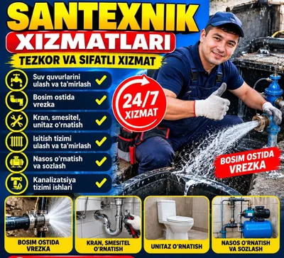Toshkent santexnik -suv quvuri va kanalizatsiya 1