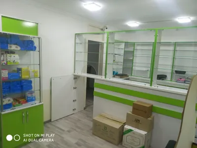 Мебел полка для аптеки и магазина 1