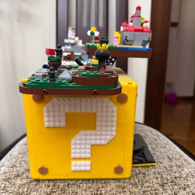 LEGO Super Mario 64 «Savol belgisi» bloki (71395) — yig‘ilgan 1