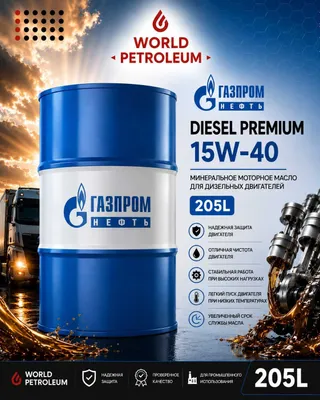 Gazpromneft Diesel Premium 15W-40 motor moyi