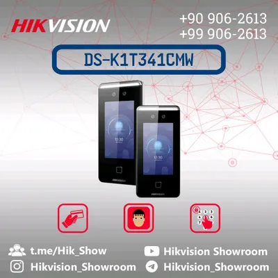 DS-K1T341CMW Hikvision kirish terminali