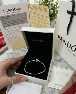 Original PANDORA kumush bilaguzugi 1