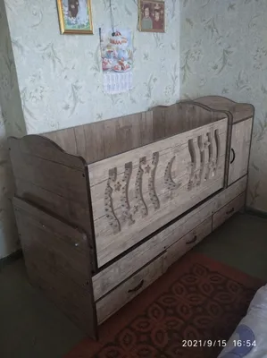 деревянная детская кровать
