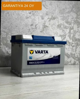 Akumlyator Varta 62Ah 560A jentra nexia cobalt akkumulator