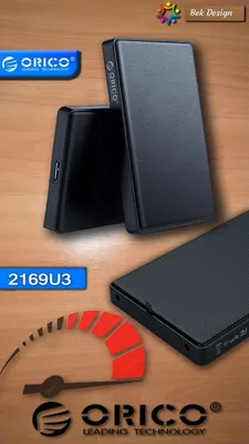ORICO 2,5 dyuymli USB 3.0 li metall disk qutisi 1