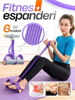 Uyda mashq va ozish uchun fitnes rezinka 1