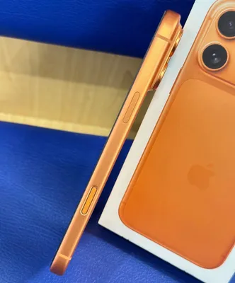 iPhone 17 ProMax 256 ГБ, Orange, аккумулятор 93%, оригинальный 4