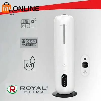 3 tasi 1 da havo namlagich, Royal Clima Riva RU aromatizatori, 8 litr 1