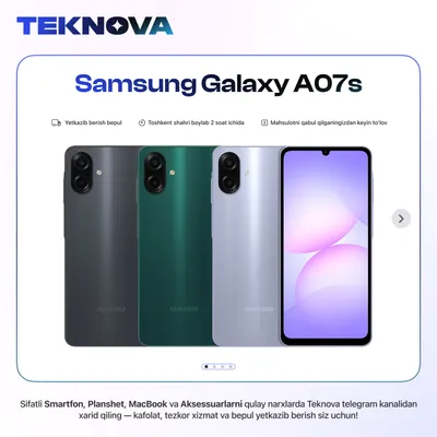 Samsung Galaxy A07 S / Yetkazib berish bepul! 1