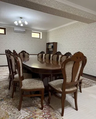 Овальный столь и стуля 1