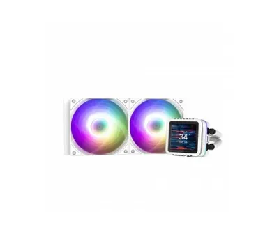 Zalman Alpha 2DS A24 ARGB White 240 mm suyuqlik bilan sovutish tizimi 1