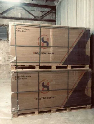 Двусторонняя солнечная панель Hong shan Hoshine Solar 620 Вт 1