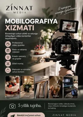 Mobilografiya xizmati !!!