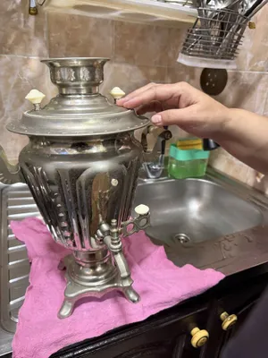 Самовар на углях и электрический продам дешево 1