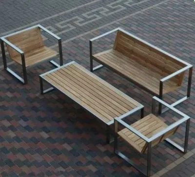 Metall va yog‘ochning ajoyib uyg‘unligi. Buyurtma asosida mebel. 1