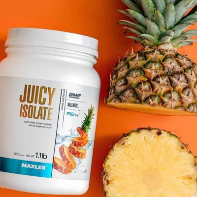 Maxler Juicy Isolate – Ананас, 500 г 1