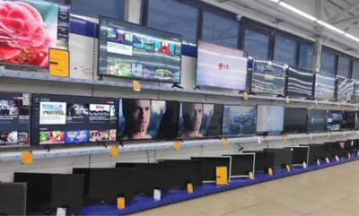 55 dyuymli Smart televizor, ombordan chegirma, yetkazib berish bepul