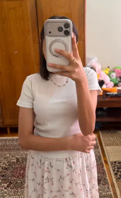 Белый топ и юбка 1