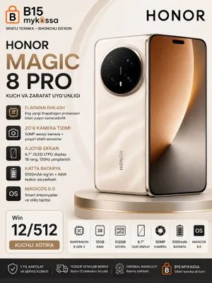 Honor Magic 8 Pro 12/512GB • Dastavka • New