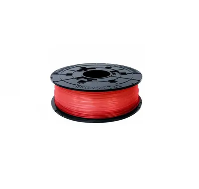 da Vinci uchun XYZprinting PLA g‘altagi, 1,75 mm, 0,6 kg, shaffof qizil