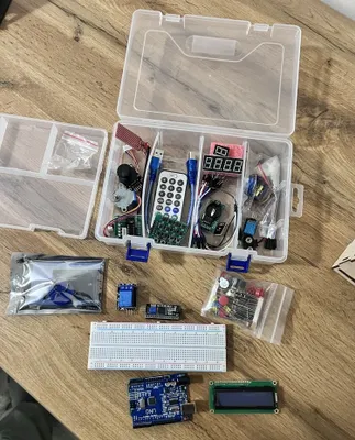 Набор Arduino UNO R3 с датчиками, LCD и RFID в кейсе ардуино 1