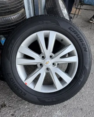 Шины на оригинальных дисках R18 для Captiva 4, состояние хорошее 1