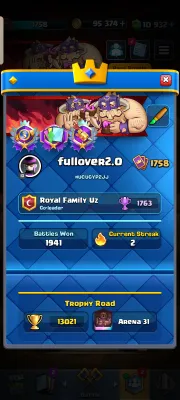 Clash Royale akkaunti 1