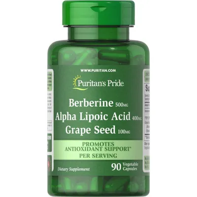 Берберин Puritan's Pride Berberine 500мг 60 капсул Америка 1