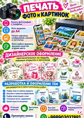 Fotosuratlar va rasmlarni chop etish