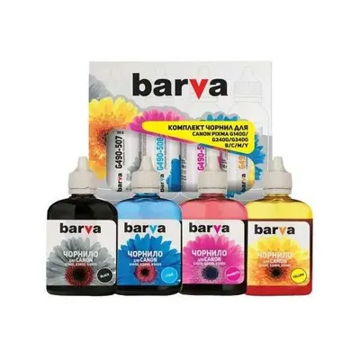 ! Barva GI-490 4x90 g BK/C/M/Y (CG490-090-MP) siyohlar, QQS bilan narx