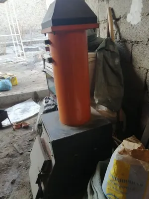 Котёл, работающий на дровах, угле и газе 1