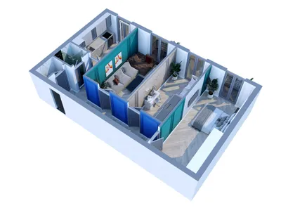 MEDIAPARK | 3-КОМН. | 77 М² | 5/10 ЭТАЖ | ФЕРГАНА 1