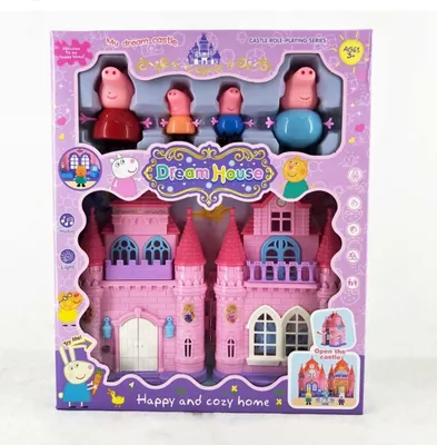 Peppa Pig Svinka Peppa o‘yin uychasi, 4 ta figurka 1
