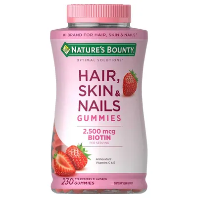 Teri, soch va tirnoqlar uchun Nature's Bounty Hair, Skin, Nails Vitamin + Biotin 1